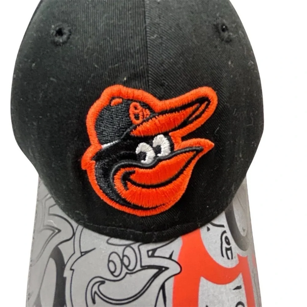 New Era‎ Youth Baltimore Orioles Adjustable Cap Black & Orange MLB Hat